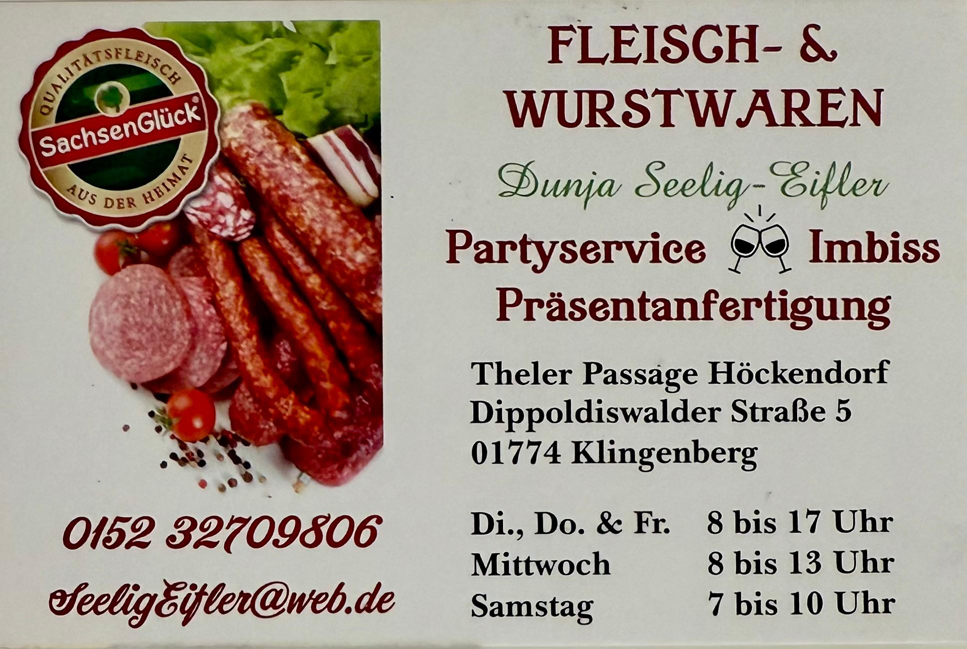 Fleisch- und Wurstwaren Dunja Seelig-Eifler
